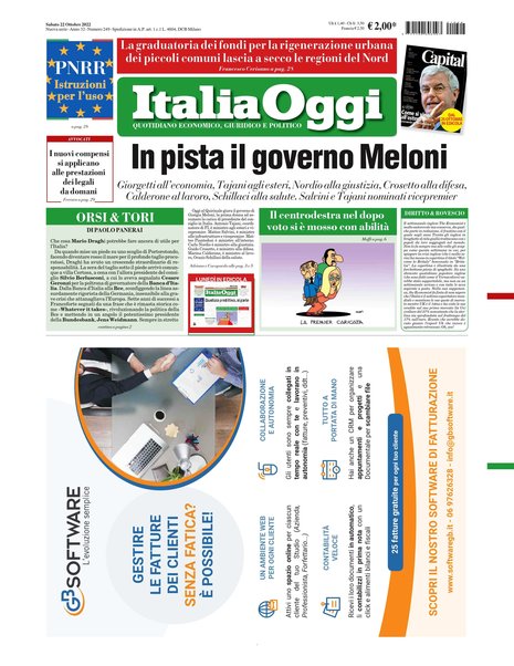 Italia oggi : quotidiano di economia finanza e politica